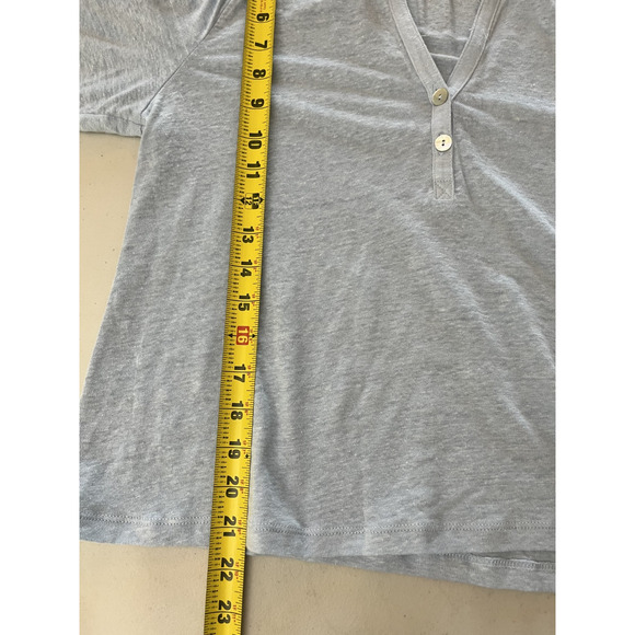 Calypso St. Barth Linen Tunic M Casual Resort Minimalist Peasant Quite Luxury - Picture 11 of 14